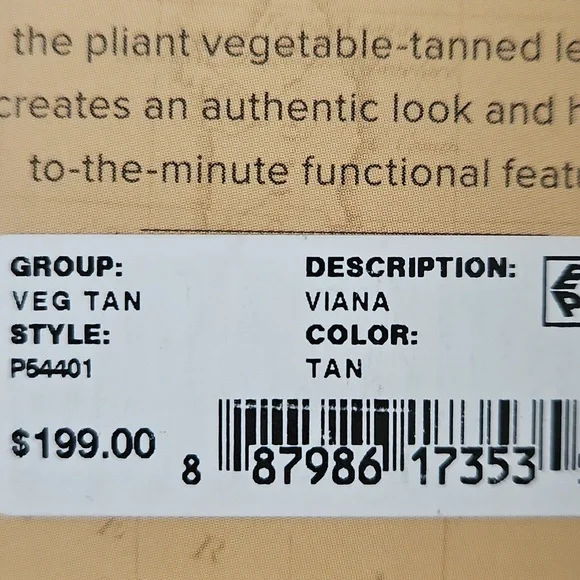 NWT Patricia Nash Brown Leather Viana Tanned Tote Bag Purse - Picture 14 of 15